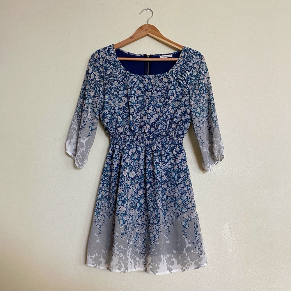 Floral long sleeve dress